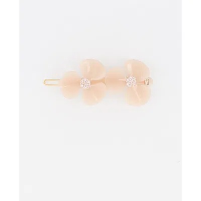 Alexandre De Paris Camelia Acetate Side Barette
