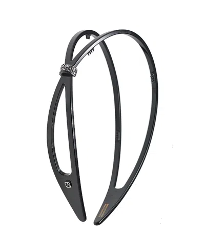 Alexandre De Paris Cluny Headband In Black