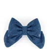 ALEXANDRE DE PARIS ALEXANDRE DE PARIS DENIM BOW BARRETTE