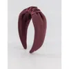 Alexandre De Paris Douceur Satin Headband In Brown