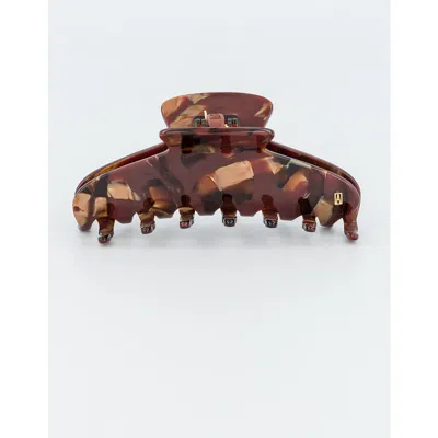 Alexandre De Paris Effet Speciaux Large Acetate Hair Clip In Neutral