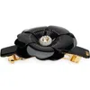 Alexandre De Paris Faux Pearl Flower Barrette In Black