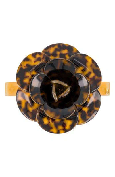 Alexandre De Paris Flower Barrette In Multi