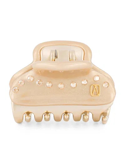 Alexandre De Paris Gold-plated Crystal-embellished Claw Hair Clip
