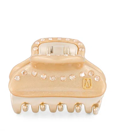 Alexandre De Paris Gold-plated Crystal-embellished Claw Hair Clip