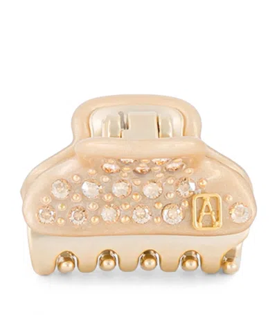 Alexandre De Paris Gold-plated Crystal-embellished Claw Hair Clip