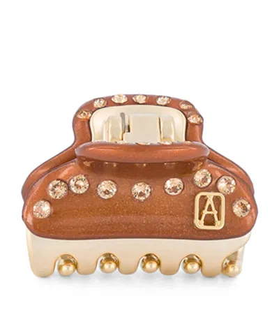 Alexandre De Paris Gold-plated Crystal-embellished Claw Hair Clip