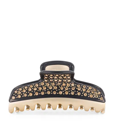 Alexandre De Paris Gold-plated Crystal-embellished Claw Hair Clip