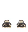 Alexandre De Paris Gold-plated Mini Claw Hair Clips