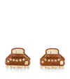 Alexandre De Paris Gold-plated Mini Claw Hair Clips