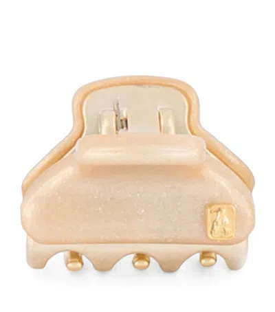Alexandre De Paris Gold-plated Mini Claw Hair Clip