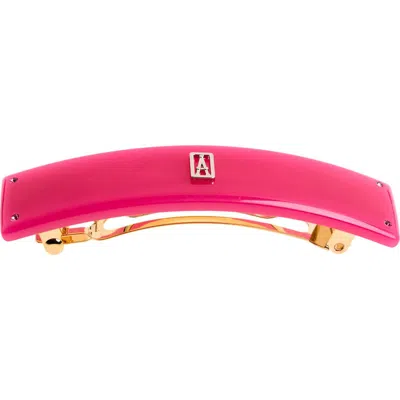 Alexandre De Paris Hair Barrette In Pink