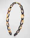 Alexandre De Paris Headband In Tortoise