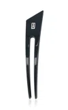 Alexandre De Paris Acetate Anvers Hair Fork Pin In Black