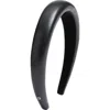 Alexandre De Paris Padded Leather Headband In Black