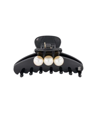 Alexandre De Paris Pearl Claw Clip In Animal Print