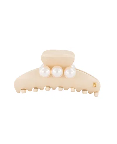 Alexandre De Paris Pearl Claw Clip In Metallic