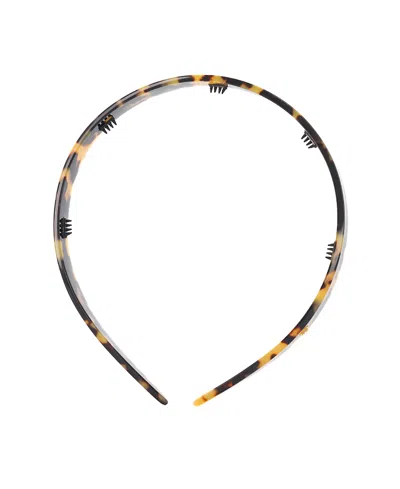 Alexandre De Paris Plaisance Acetate Headband In Brown