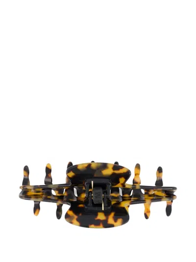 Alexandre De Paris Saint Germain Hair Clip In Pink