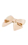 Alexandre De Paris Bow Barrette In Ivory