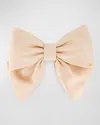 Alexandre De Paris Bow Barrette In Beige