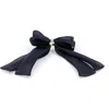 Alexandre De Paris Silk Bow Barrette In Black
