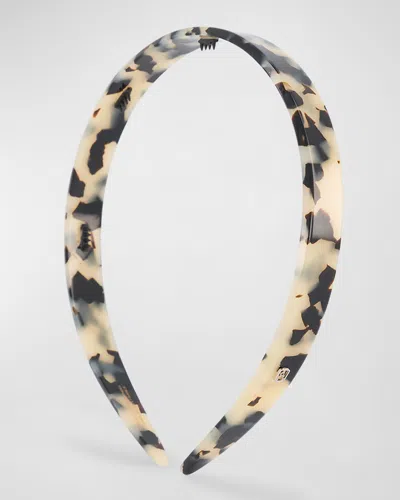 Alexandre De Paris Sleek Acetate Headband In Multi