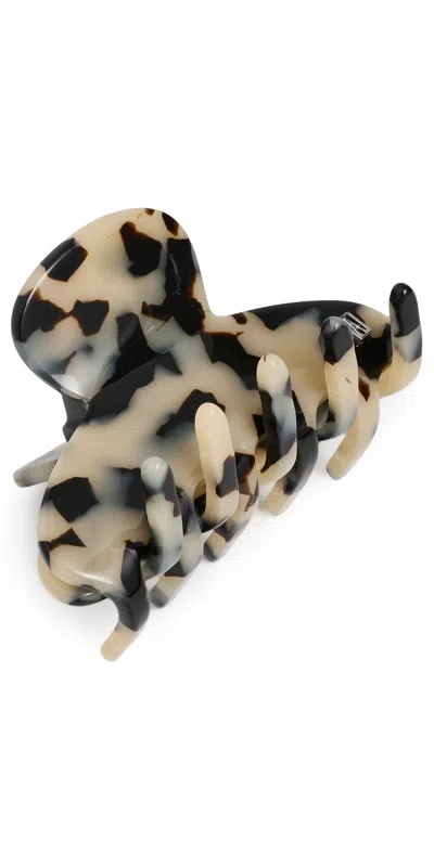 Alexandre De Paris Small Acetate Clip Albinos In White