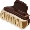 Alexandre De Paris Small Hair Clip In Brown