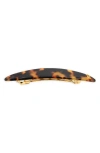 Alexandre De Paris Solferino Acetate Hair Clip Barette In Brown