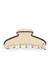 Alexandre De Paris Timeless Saint Honore Claw Hair Clip In Neutral