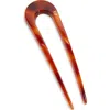 Alexandre De Paris Tortoiseshell Pattern Hair Pin In Brown