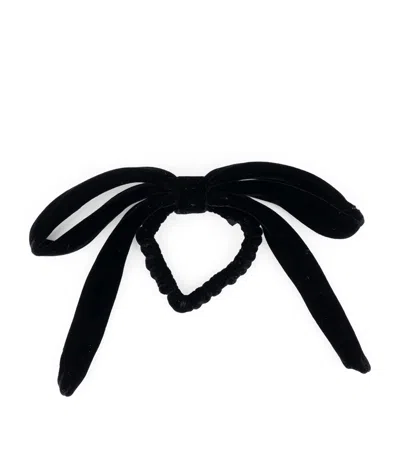 Alexandre De Paris Velvet Timeless Lucie Bow Hairband