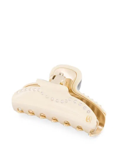 Alexandre De Paris Vendôme Crystal-embellished Hair Clip In Neutrals