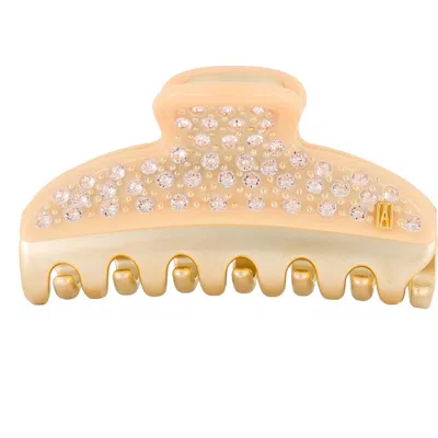 Alexandre De Paris Vendome Hair Clip In Pink