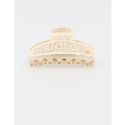 Alexandre De Paris Swarovski Crystal Studded Jaw Hair Clip In Neutral