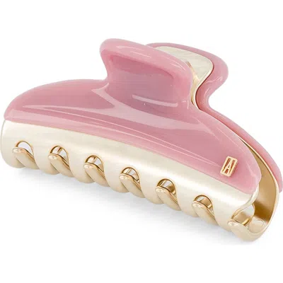 Alexandre De Paris Vendome Medium Claw Hair Clip In Pink