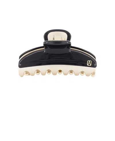 Alexandre De Paris Vendome Medium Hair Clip In Black