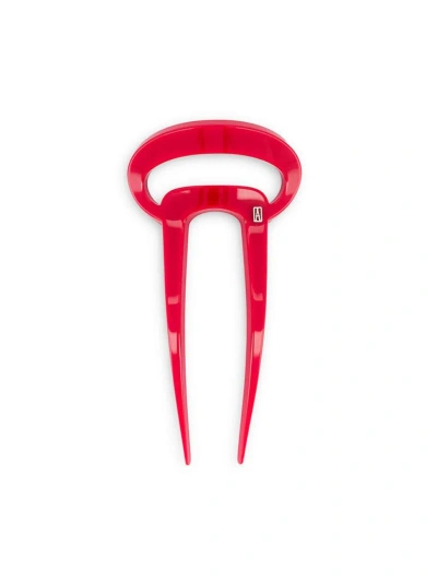 Alexandre De Paris Women's Conceptuel Hair Fork In Red