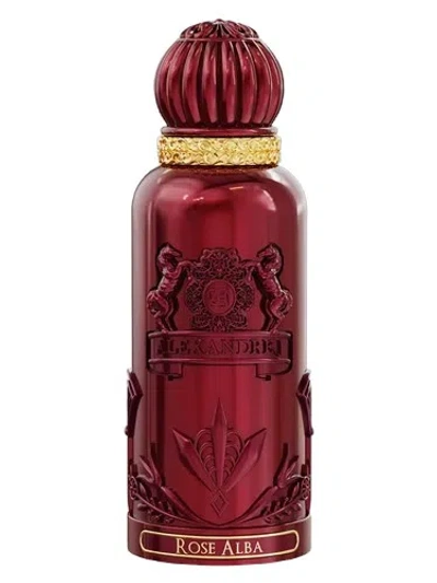Alexandre J Unisex Rose Alba Ii Edp 3.4 oz (tester) Fragrances 3701278603708 In Red