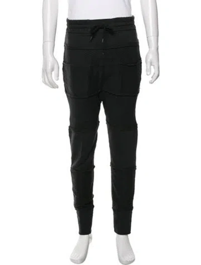 Pre-owned Alexandre Plokhov Lasercut Accents Lounge Bottoms W/ Tags In Black