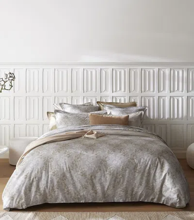 Alexandre Turpault Cotton Rocaille Super King Duvet Cover In Gray