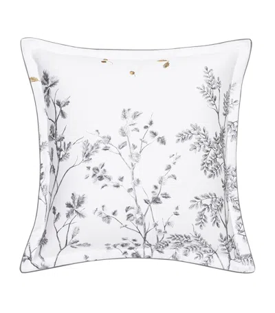 Alexandre Turpault Cotton Saison Square Pillowcase In Green