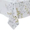 Alexandre Turpault Linen Botanical Tablecloth In White