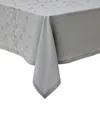 Alexandre Turpault Linen Embroidered Tablecloth In Silver