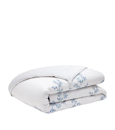 Alexandre Turpault Organic Cotton Amboise Super King Duvet Cover In White