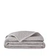 Alexandre Turpault Quilted Poesie King Bedspread In Silver