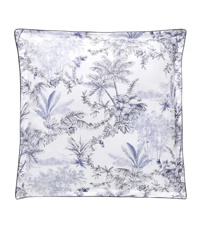 Alexandre Turpault Rivages Square Pillowcase In Grey