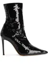 Alexandre Vauthier 100mm Sequin-embellished Boots In Black
