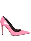 Alexandre Vauthier 105mm Patent-finish Pumps In Pink